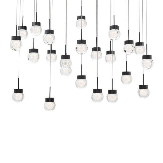 Modern Forms Double Bubble 23 Light 14" Wide LED Suspension Multi Light Pendant