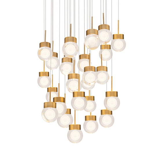 Modern Forms Double Bubble 25 Light 28" Wide LED Suspension Multi Light Pendant