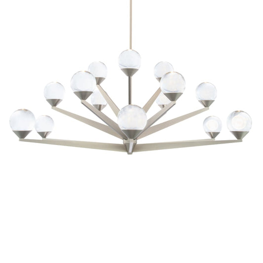 Modern Forms Double Bubble 15 Light 42" Wide LED Globe Chandelier