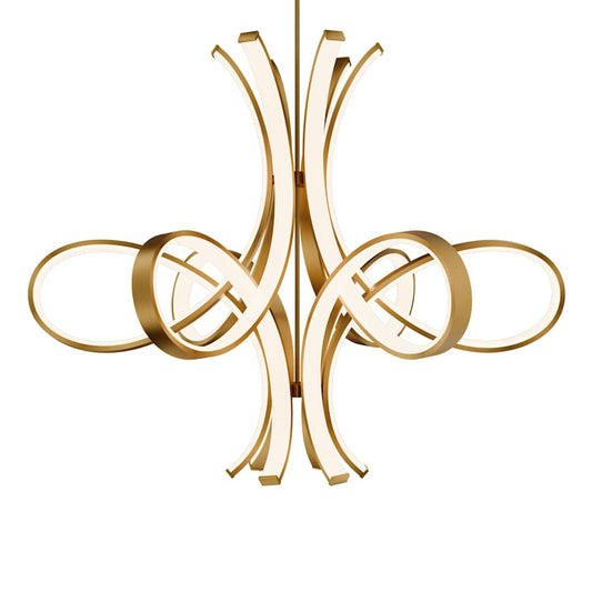 Modern Forms Fleur De Lis 56" Wide LED Abstract Chandelier