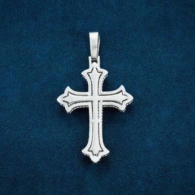 Moissanite Cross Pendant
