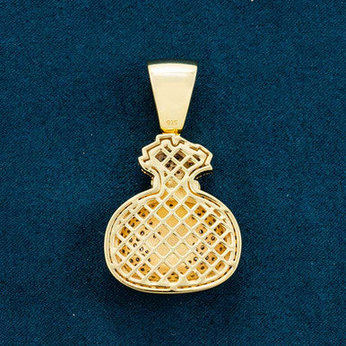 Moissanite Money Bag Pendant Extravagant