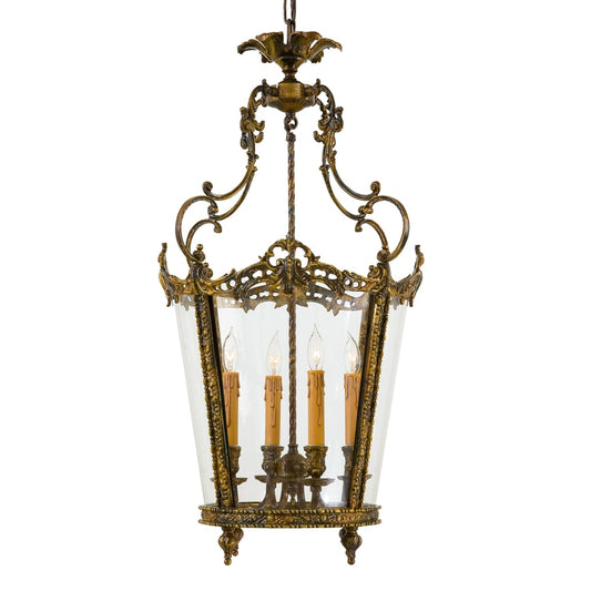 Metropolitan 4 Light Lantern Pendant from the Foyer Collection