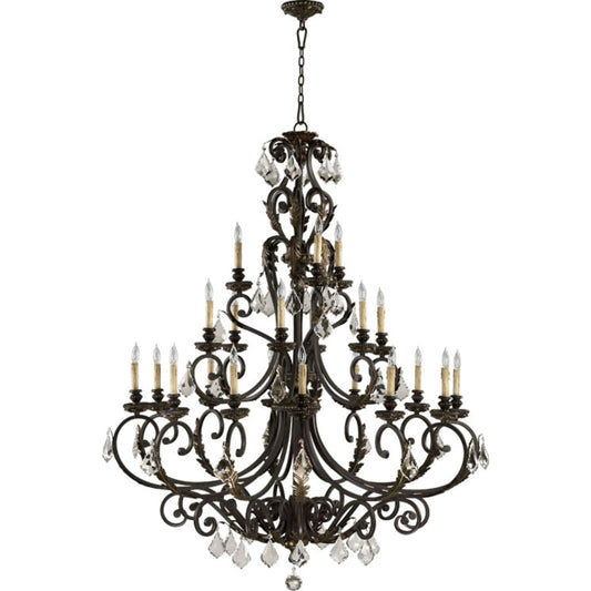 Quorum International Rio Salado 21 Light 3 Tier Chandelier