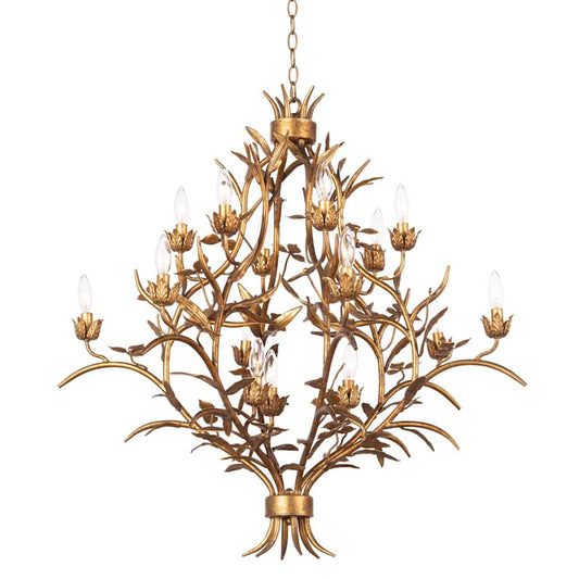 Regina Andrew Trillium 15 Light 34" Wide Candle Style Chandelier
