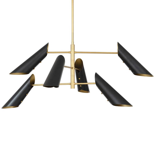 Regina Andrew Vest 6 Light 58" Wide Linear Chandelier