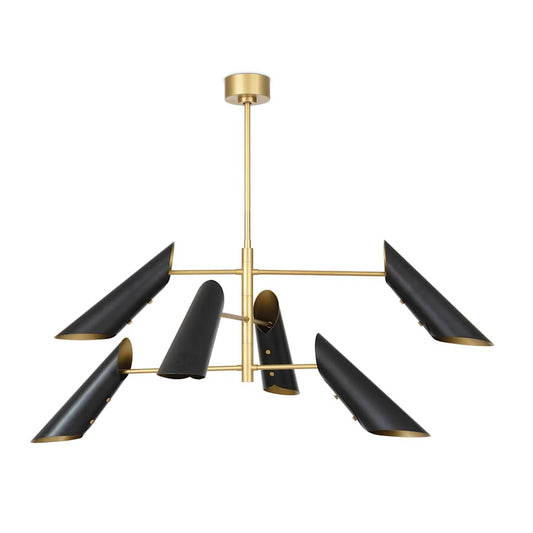 Regina Andrew Vest 6 Light 58" Wide Linear Chandelier
