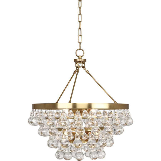 Robert Abbey Bling 4 Light 21" Wide Waterfall Chandelier