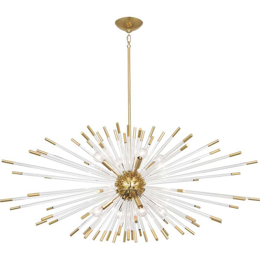 Robert Abbey Andromeda 8 Light 46" Wide Sputnik Chandelier