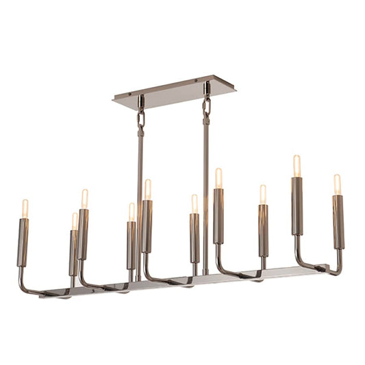 Robert Abbey Mavisten Edition Carbonia 10 Light 42" Wide LED Linear Chandelier