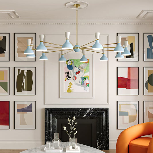Robert Abbey Clare 12 Light 76" Wide Chandelier