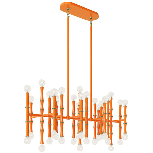 Robert Abbey Kane 42 Light 38" Wide Linear Chandelier