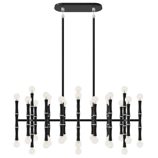 Robert Abbey Kane 42 Light 38" Wide Linear Chandelier
