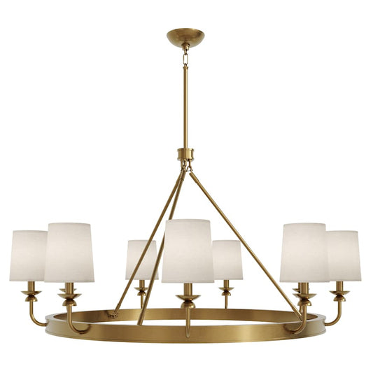 Robert Abbey William 9 Light 49" Wide Chandelier