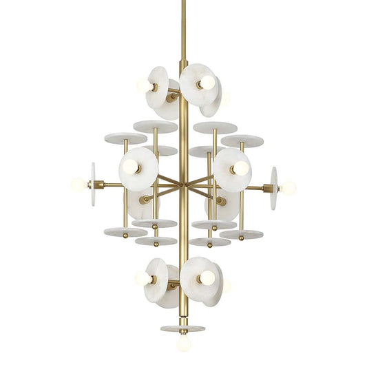 Savoy House Amani 15 Light 30" Wide Sputnik Chandelier