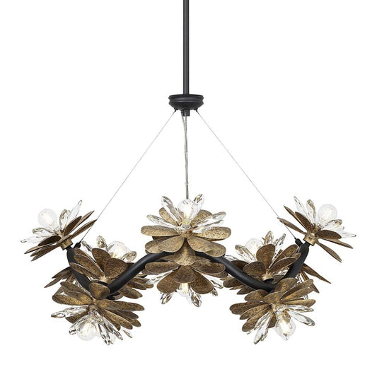 Savoy House Giselle 16 Light 33" Wide Crystal Ring Chandelier