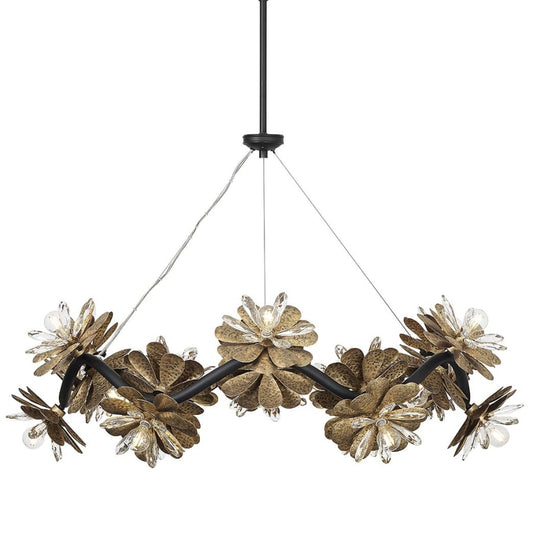 Savoy House Giselle 24 Light 46" Wide Crystal Ring Chandelier