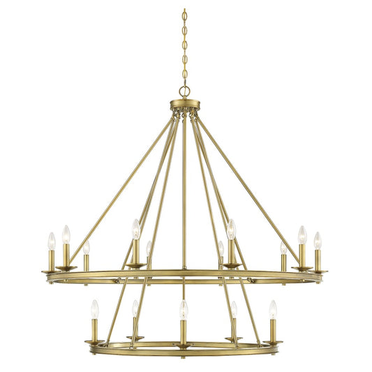 Savoy House Middleton 15 Light 45" Wide Taper Candle Chandelier