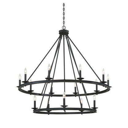 Savoy House Middleton 15 Light 45" Wide Taper Candle Chandelier