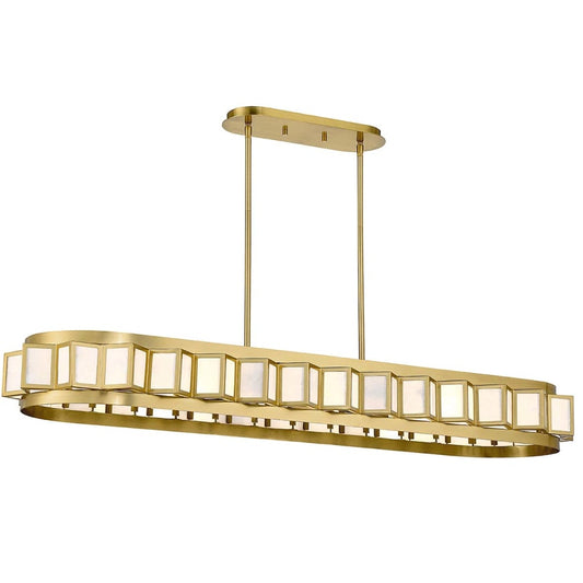 Savoy House Gideon 8 Light 48" Wide Linear Chandelier