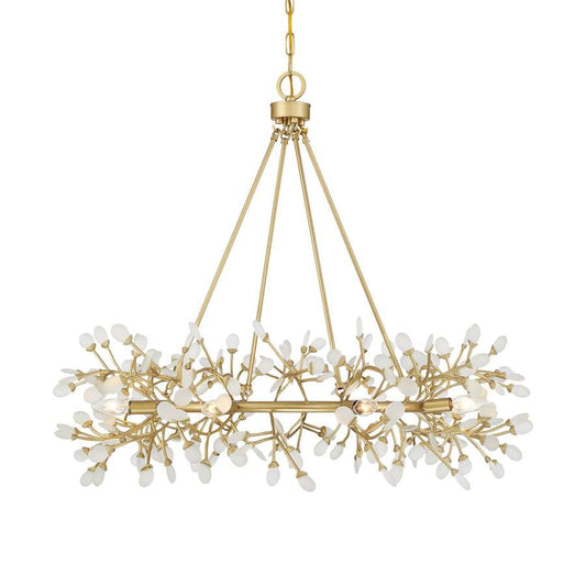 Savoy House Once 8 Light 36" Wide Ring Chandelier