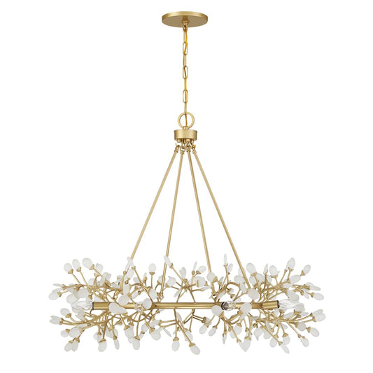 Savoy House Once 8 Light 36" Wide Ring Chandelier