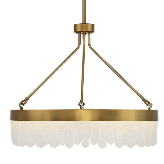 Savoy House Landon 27" Wide LED Crystal Ring Chandelier