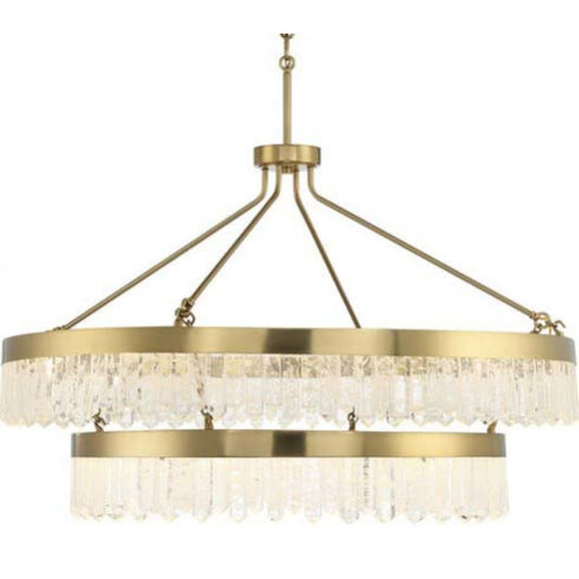 Savoy House Landon 45" Wide LED Crystal Ring Chandelier