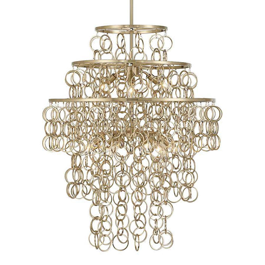 Savoy House Setentas 9 Light 28" Wide Abstract Pendant
