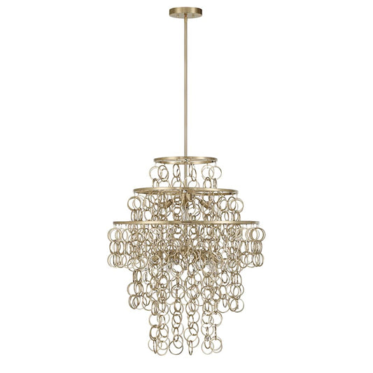 Savoy House Setentas 9 Light 28" Wide Abstract Pendant