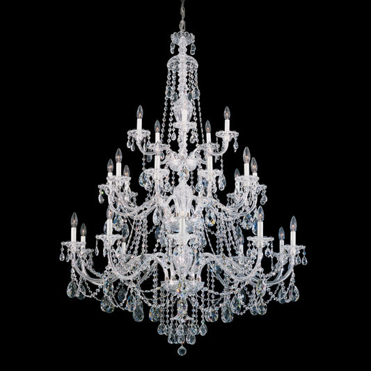 Schonbek Sterling 25 Light 45" Wide Crystal Chandelier with Heritage Crystals