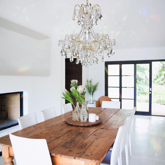 Schonbek New Orleans 10 Light 28" Wide Crystal Chandelier with Heritage Crystals