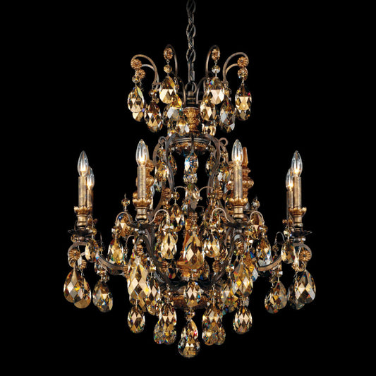 Schonbek Renaissance 8 Light 27" Wide Crystal Chandelier