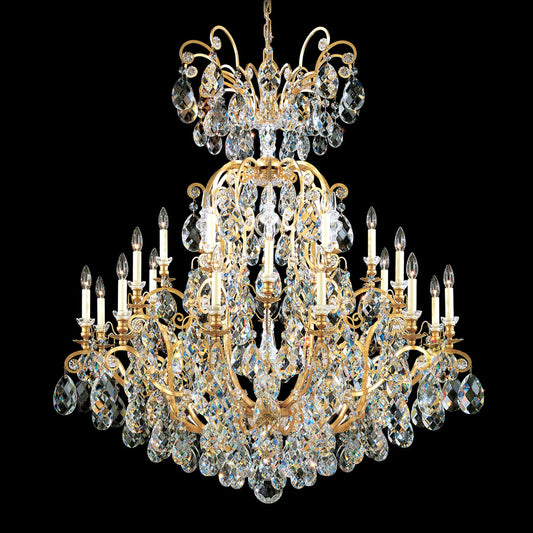 Schonbek Renaissance 24 Light 45" Wide Crystal Chandelier
