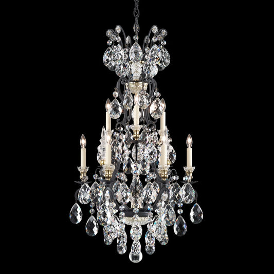 Schonbek Renaissance 9 Light 21" Wide Crystal Chandelier