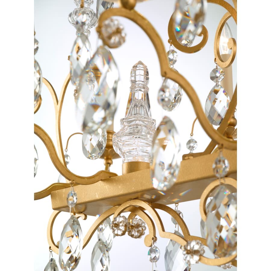 Schonbek Renaissance 12 Light 46" Wide Crystal Chandelier with Clear Heritage Crystals