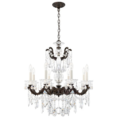 Schonbek La Scala 8 Light 25" Wide Crystal Chandelier