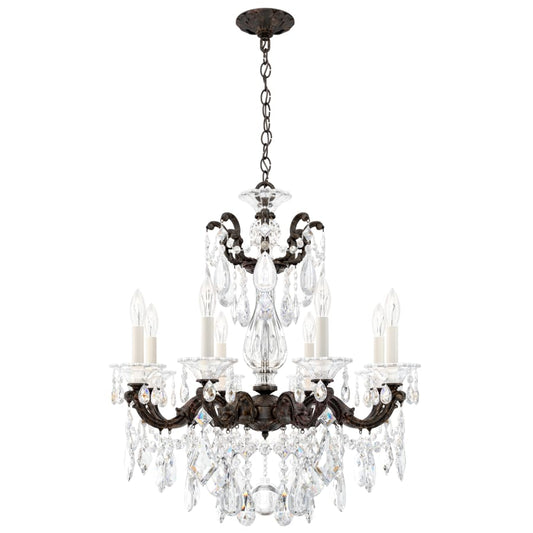 Schonbek La Scala 8 Light 25" Wide Crystal Chandelier
