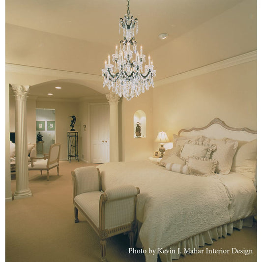 Schonbek La Scala 8 Light 25" Wide Crystal Chandelier
