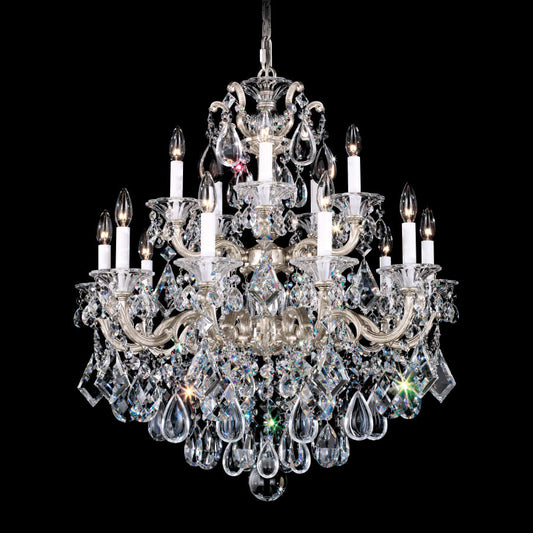 Schonbek La Scala 15 Light 28" Wide Crystal Chandelier