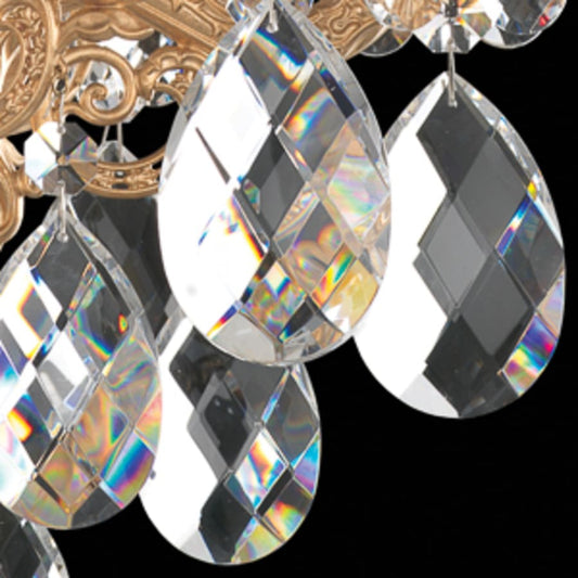 Schonbek Milano 15 Light 39" Wide Crystal Chandelier with Clear Optic Crystals