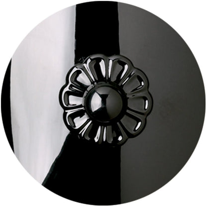 Schonbek Hamilton 8 Light 28" Wide Crystal Chandelier with Black Swarovski Heritage Crystals
