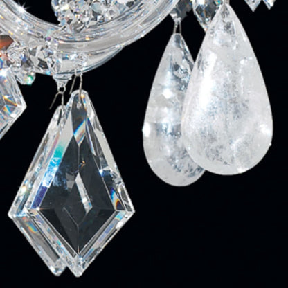 Schonbek Hamilton 8 Light 28" Wide Crystal Chandelier with Clear Swarovski Heritage Crystals
