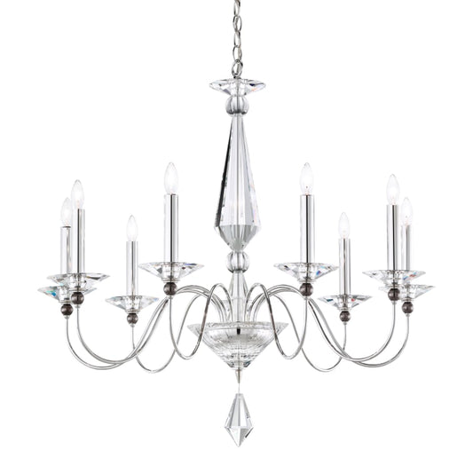 Schonbek Jasmine 9 Light 33" Wide Crystal Chandelier with Clear Swarovski Optic Crystals