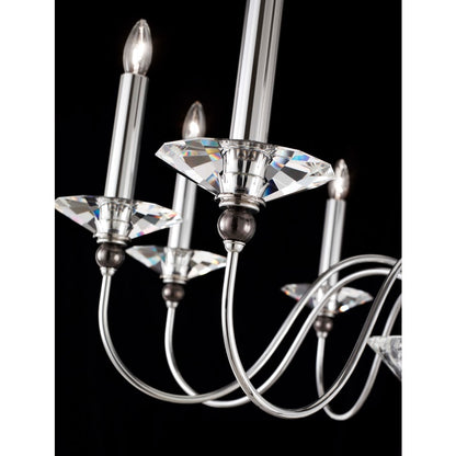 Schonbek Jasmine 9 Light 33" Wide Crystal Chandelier with Clear Swarovski Optic Crystals