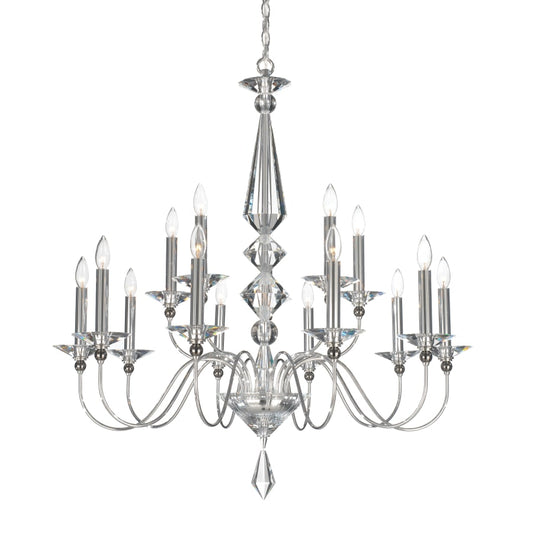 Schonbek Jasmine 15 Light 36" Wide Crystal Chandelier