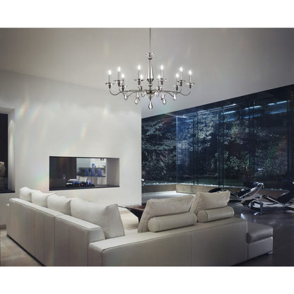 Schonbek Jasmine 15 Light 36" Wide Crystal Chandelier