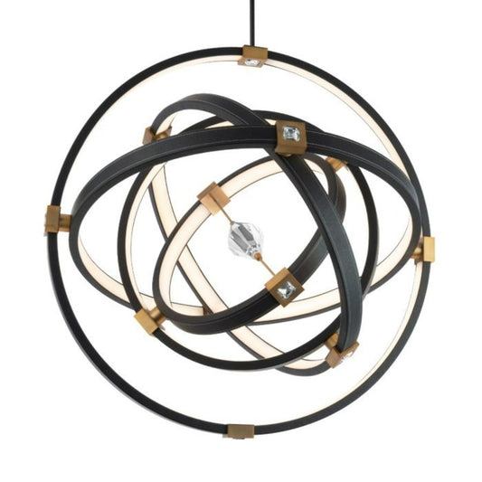 Schonbek Beyond Atomic 37" Wide LED Crystal Pendant