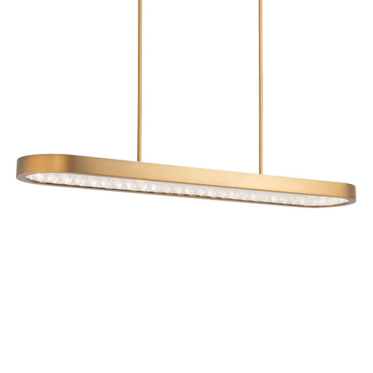 Schonbek Beyond Marquis 47" Wide LED Crystal Linear Pendant