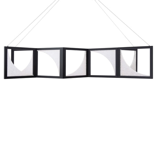 Schonbek Beyond Luna 61" Wide LED Crystal Linear Pendant